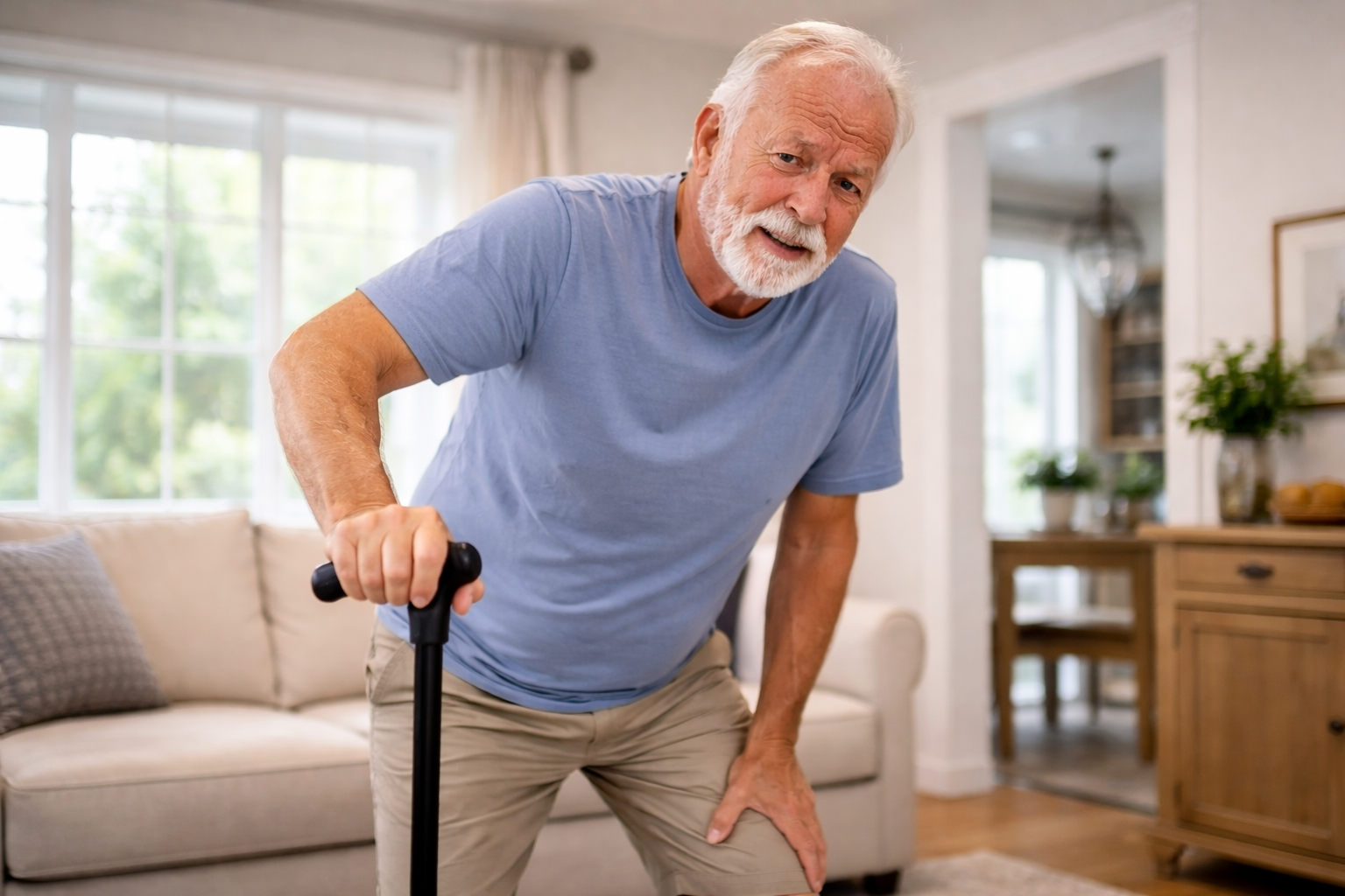 Eine leichte Stütze reicht aus